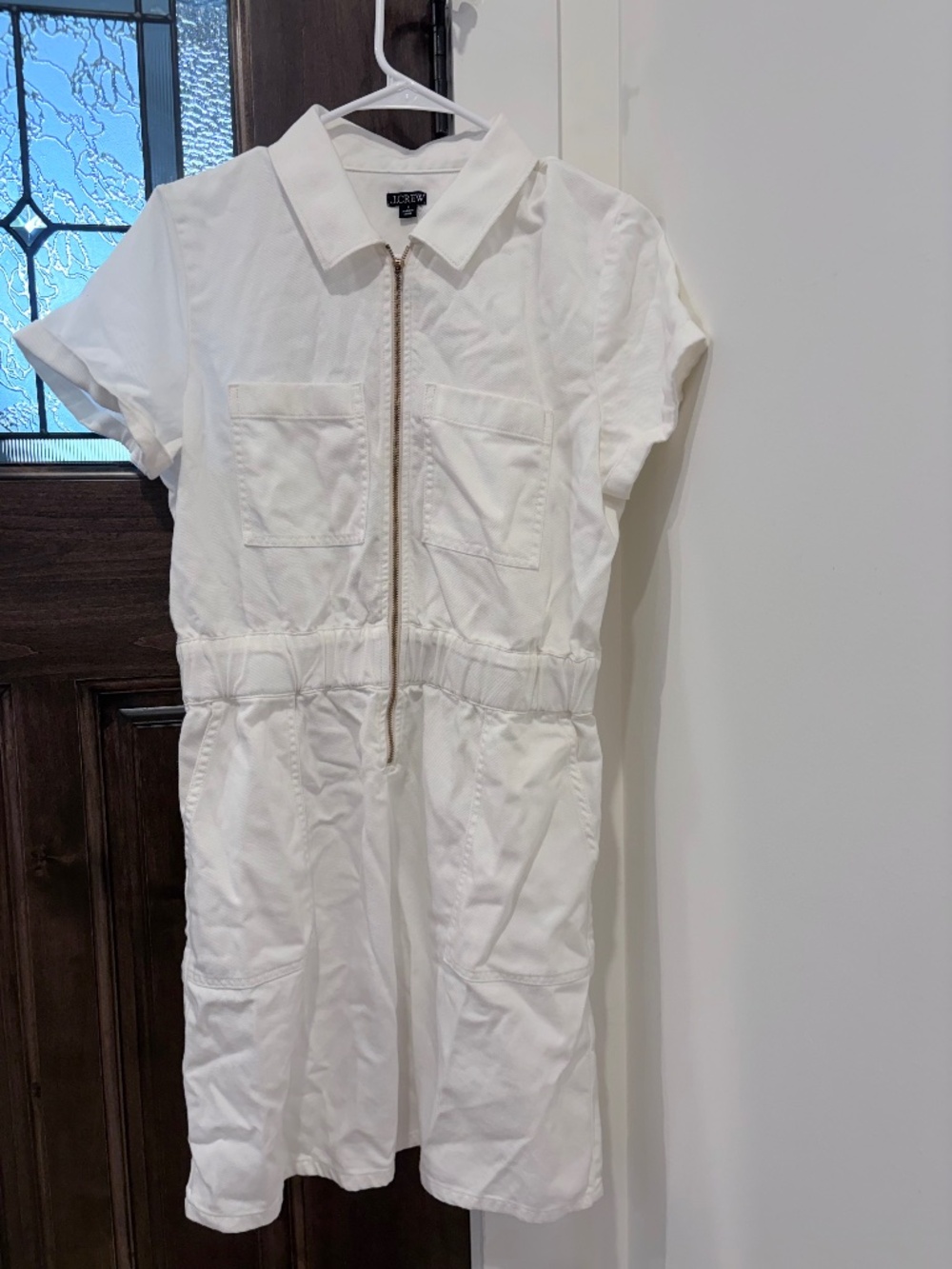Reimagined by J Crew Mini Utility Dress - White